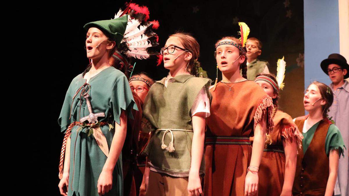 Part of a cast and crew of 30 in “Peter Pan, JR.” from the Main Street Youth Theatre on Hilton Head Island, showing March 7 and March 8.