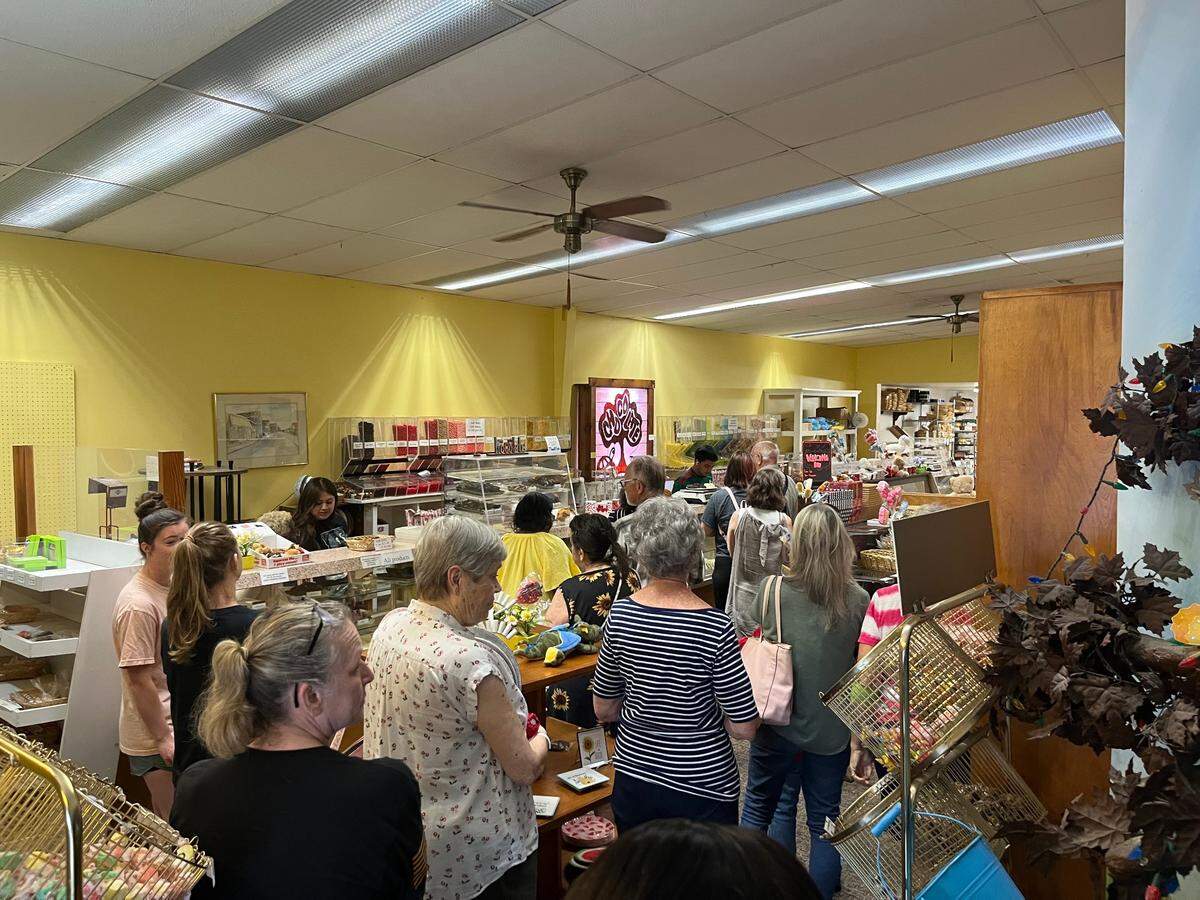 Customers flocked to The Chocolate Tree in Beaufort Tuesday morning after learning the store was reportedly closing at week’s end.