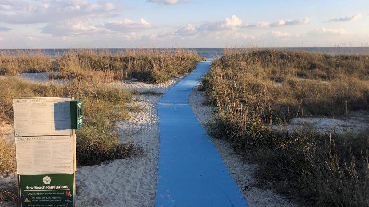 Islanders Beach Park on Hilton Head Island as seen on Dec. 7, 2020.