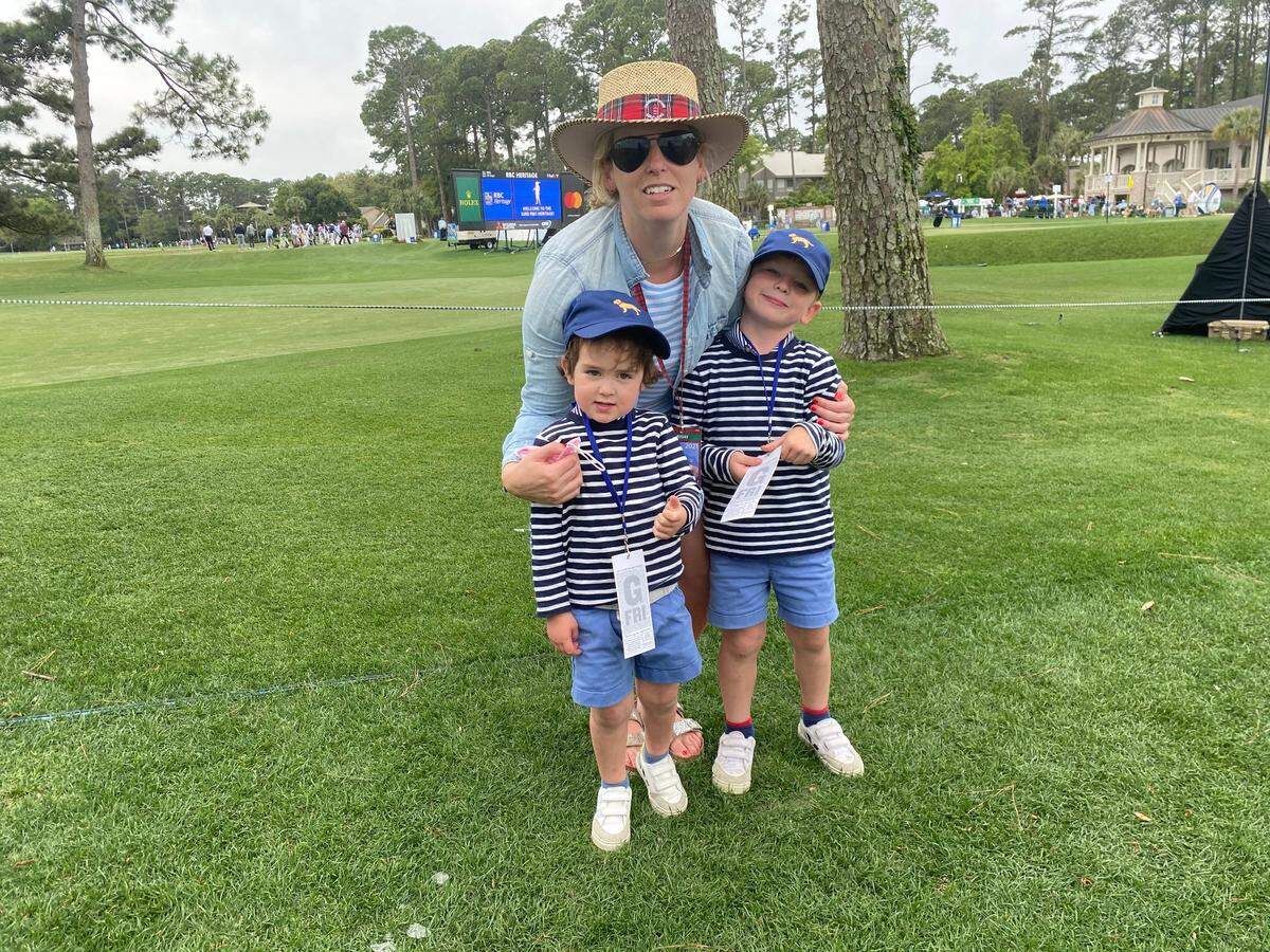 Wearing the blues at RBC Heritage Presented by Boeing 2021.
