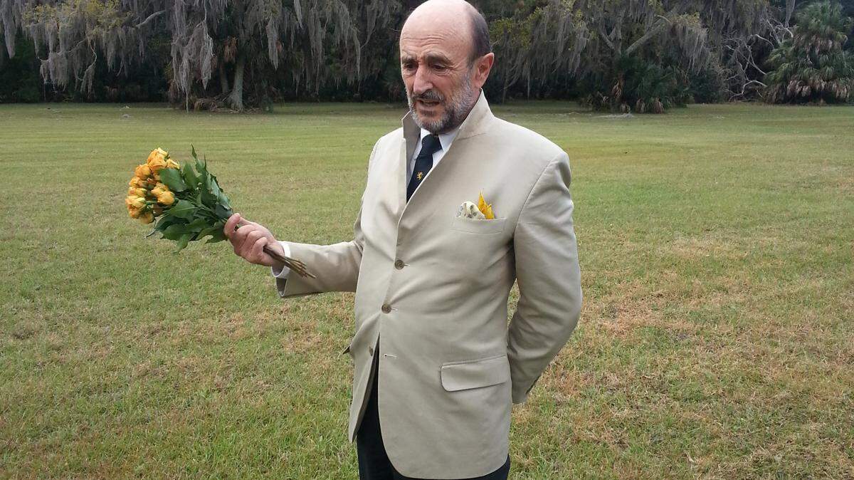 Álvaro Armada Barcaiztegui at the Santa Elena site Marine Corps Recruit Depot Parris Island.