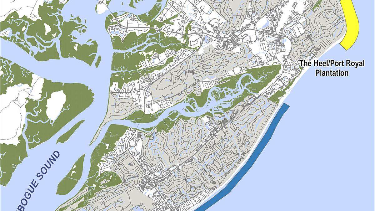 2025 beach renourishment locations in Hilton Head