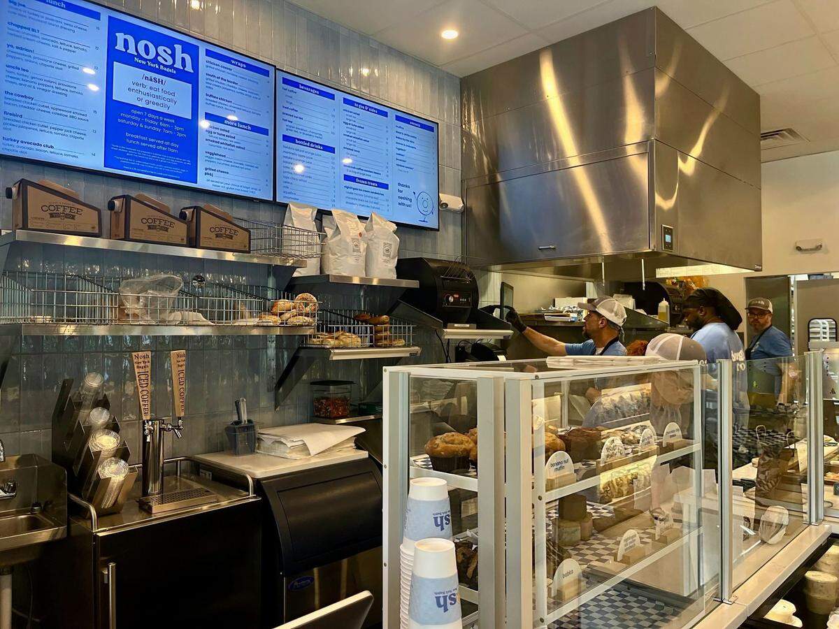Nosh Bagels, one of the newest additions to the Lowcountry dining scene, offers breakfast and lunch options 7 days a week. May, 28, 2025.