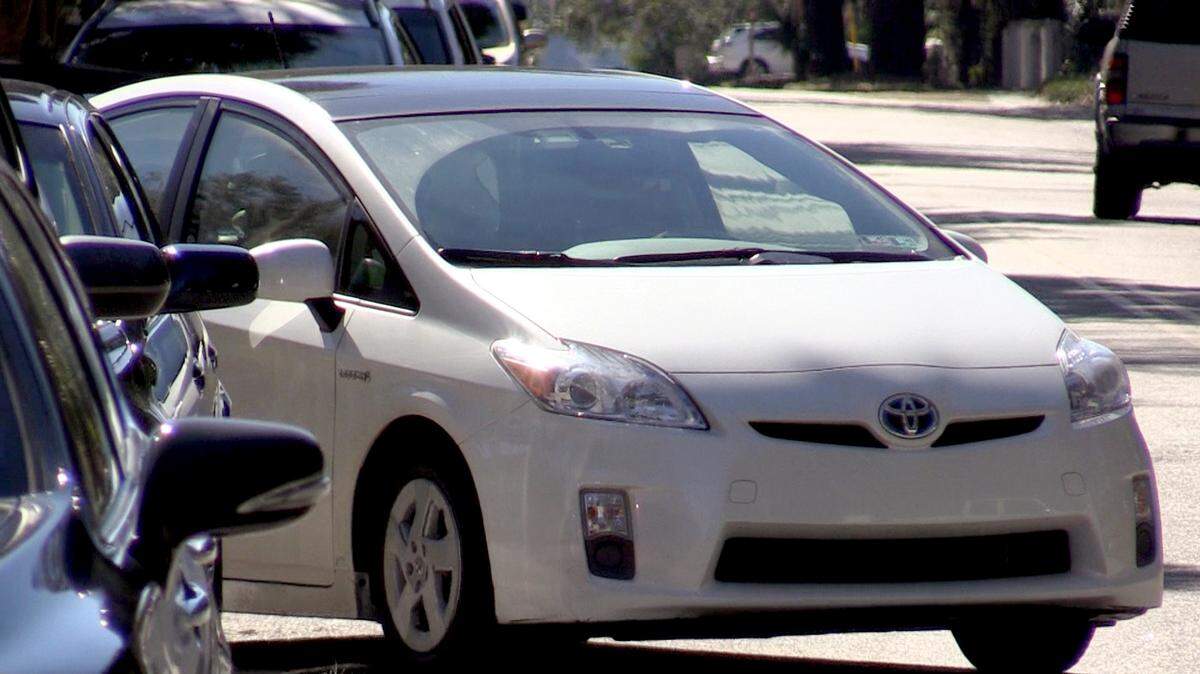 A person backs into a parking space on Calhoun Street on Jan. 28, 2015 in Old Town Bluffton.