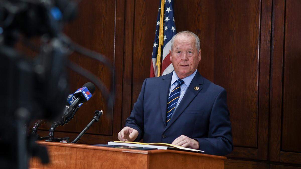 Sheriff P.J. Tanner announced on Nov. 14, 2025, that Anferny Devon Freeman, 27, of St. Helena Island, has been charged with four counts of murder in connection with the Oct. 12, 2025, mass shooting at Willie’s Bar and Grill at a press conference at Beaufort County Sheriff’s Office Headquarters in downtown Beaufort.
