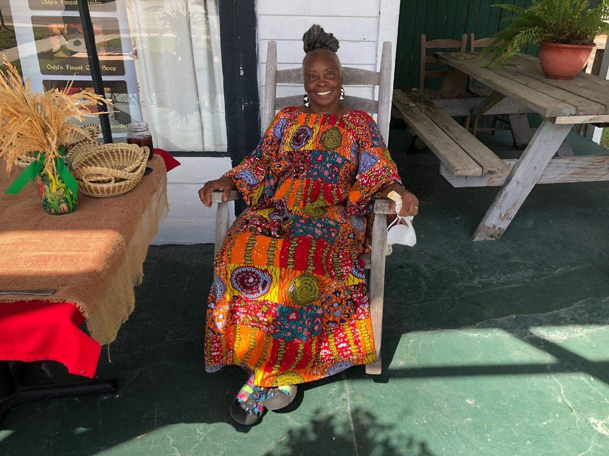 Sara’ Reynolds Green, owner of Marshview Community Organic Farm.