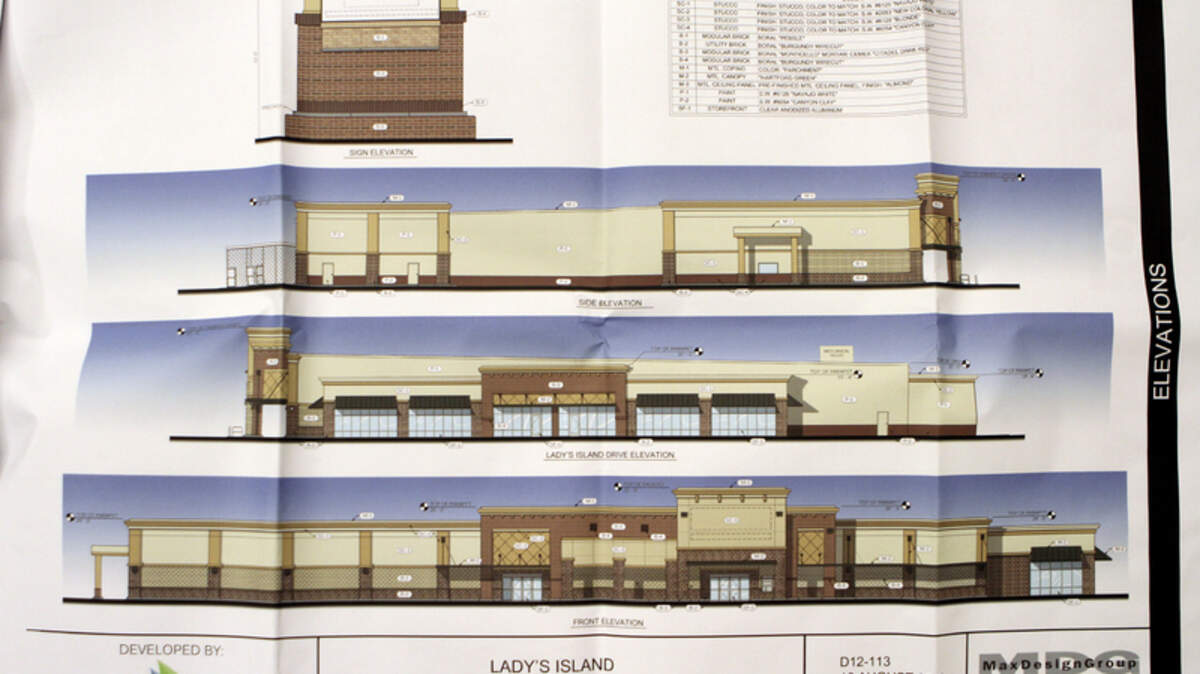 The projected elevations for the proposed new Publix grocery store on Lady's Island.