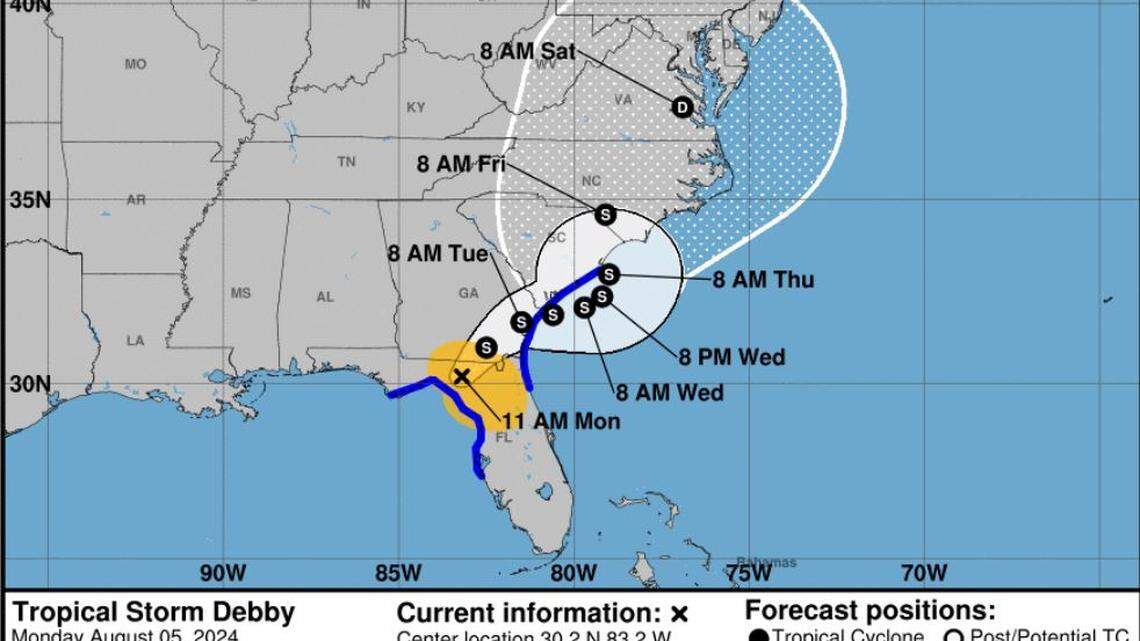 ‘We’re in it now,’ Local forecaster said of Tropical Storm Debby’s wake in the Lowcountry