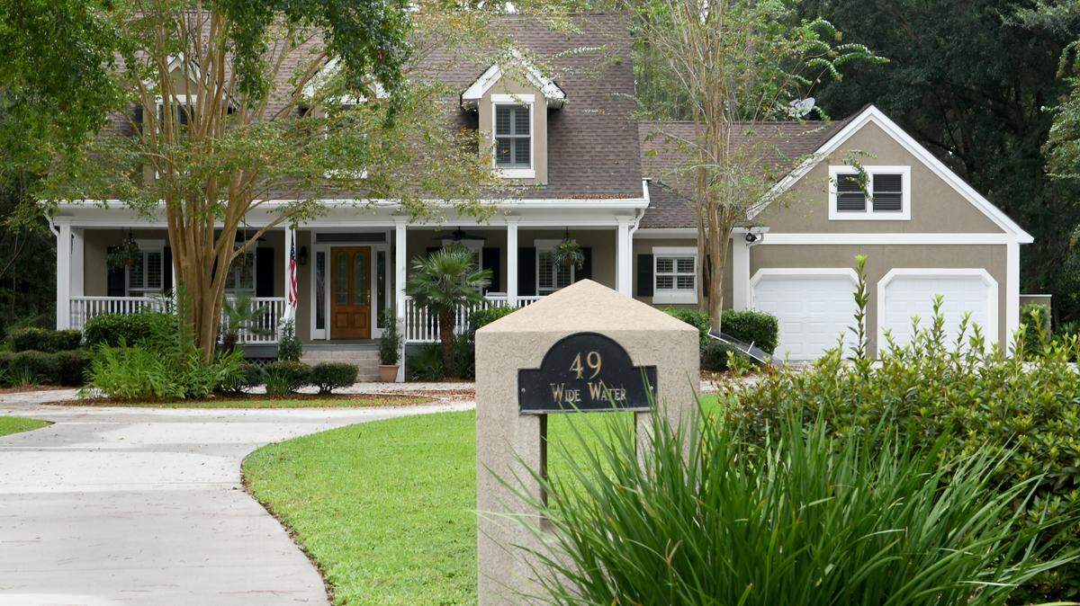 The tranquil home in Spanish Wells on Hilton Head Island where a double-shooting Tuesday night left a 39-year-old Bluffton woman dead and a doctor hospitalized.
