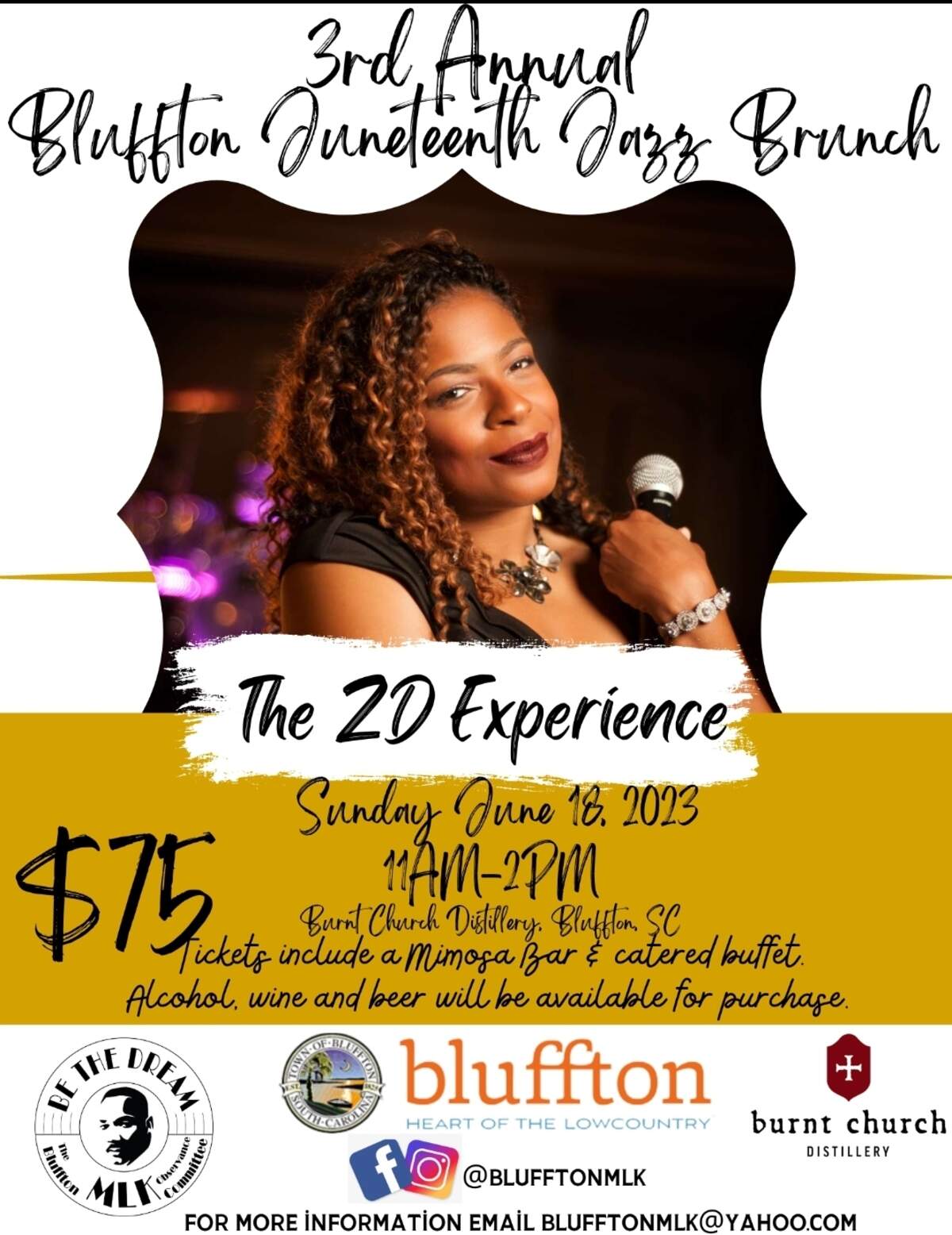 The poster for day three of the town’s Juneteenth Festival