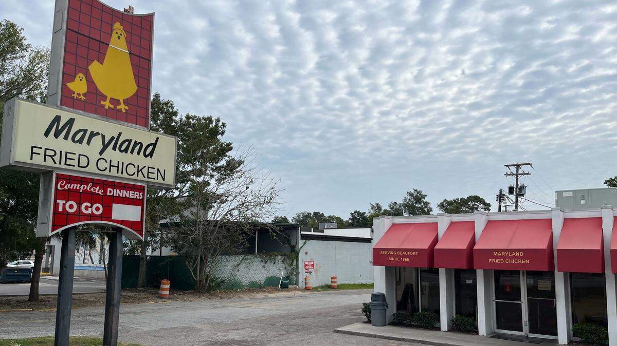 Maryland Fried Chicken on Ribaut Road in Beaufort looks largely the same in 2022 as it did when it opened in 1969.