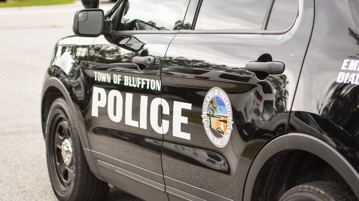 A Bluffton Police Department SUV parked at police headquarters in Bluffton on Oct. 12, 2020.