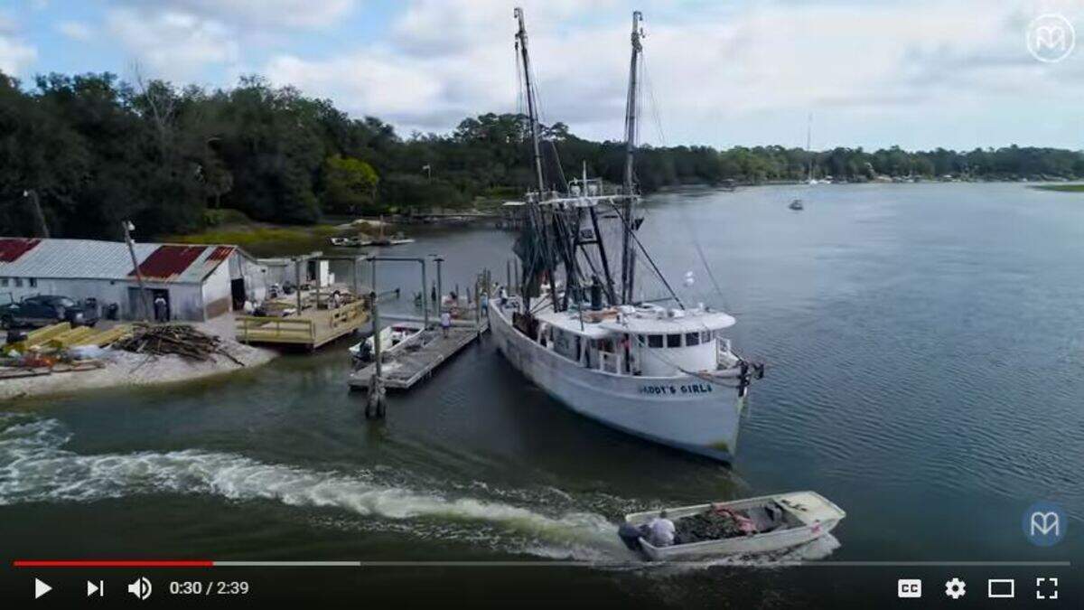A screenshot of the video was produced by the Matador Network in conjunction with the Hilton Head Island-Bluffton Chamber of Commerce.