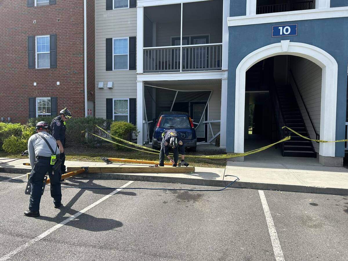 The SC Highway Patrol is investigating the Monday morning crash at The Palmer apartments, located in Ridgeland off of Argent Boulevard.