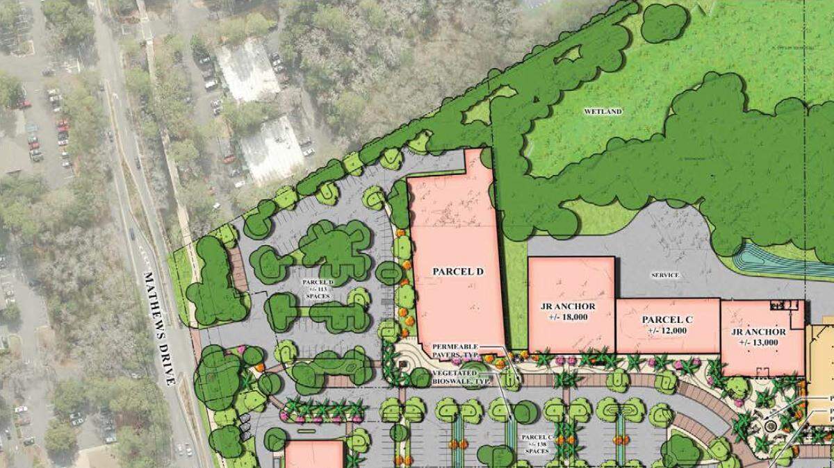 The conceptual layout for Sea Turtle Marketplace, which will replace Pineland Station on Hilton Head Island.