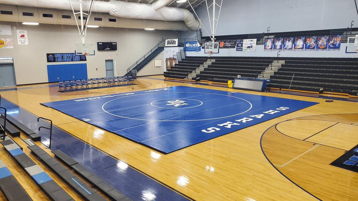 May River wrestling in lower state championship. Sand Sharks players earn honors