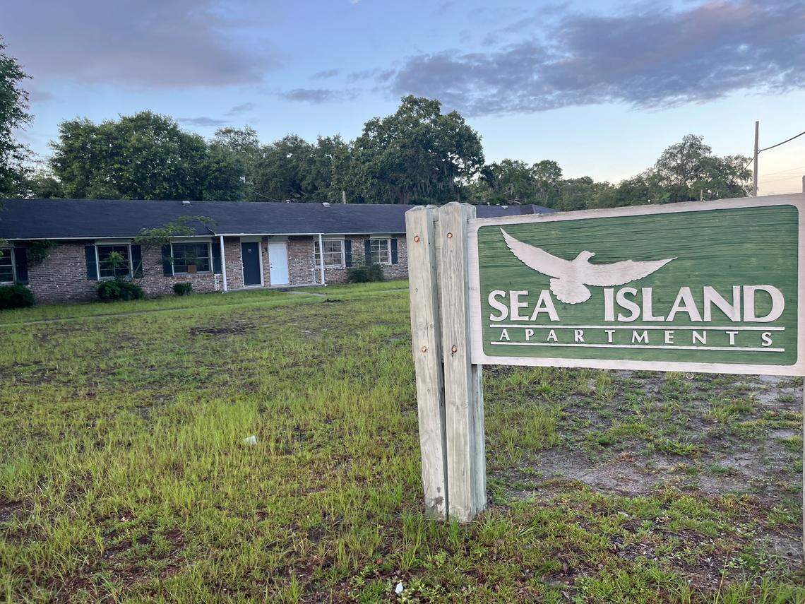 The former Sea Island Apartments on Ribaut Road in Port Royal is one of three properties that the VA is considering for development with a new outpatient clinic.