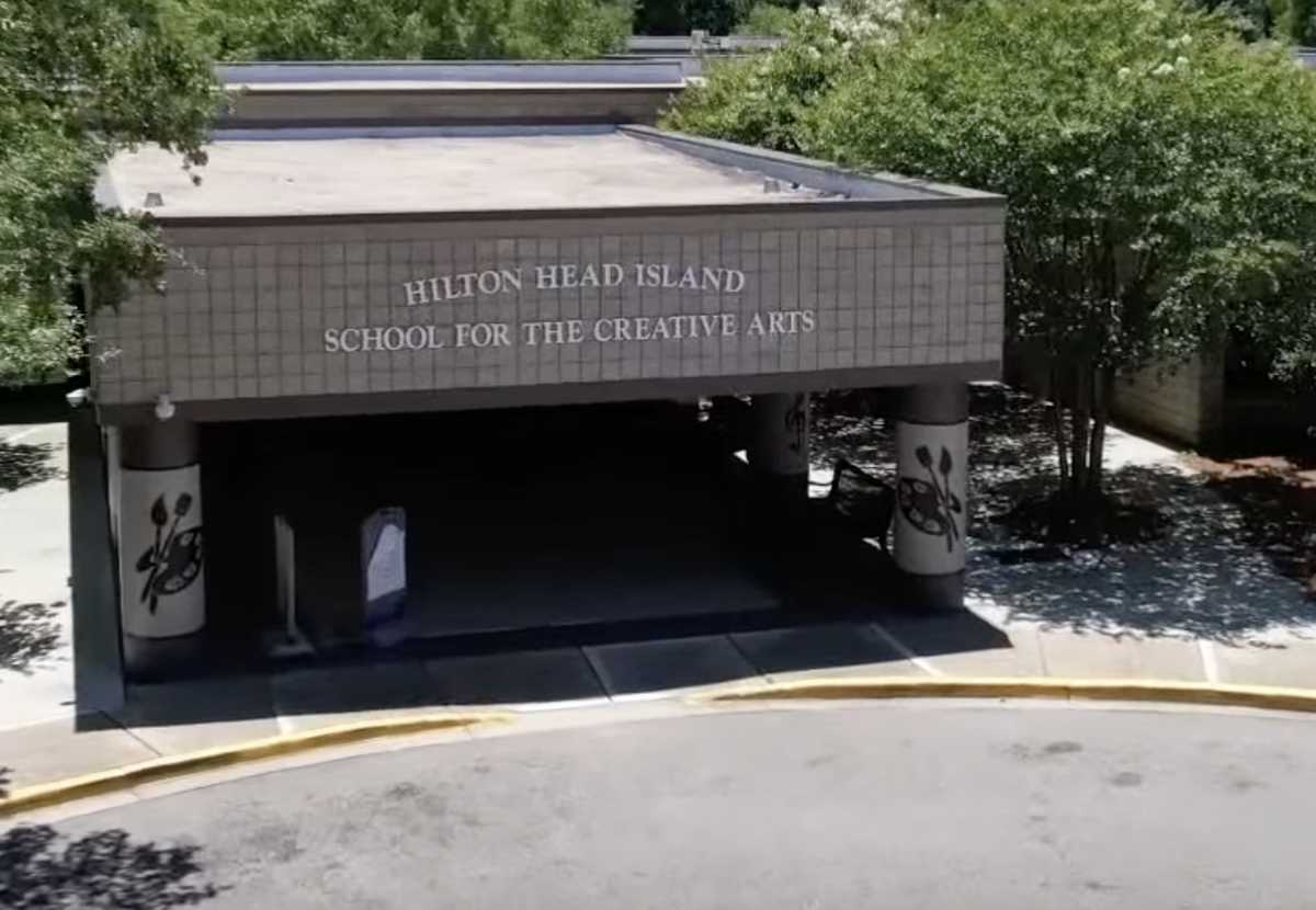 The Hilton Head Island School for the Creative Arts is located at 10 Bus Drive, across from the island’s high school.