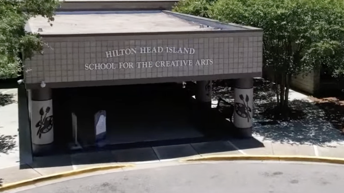 The Hilton Head Island School for the Creative Arts, located at 10 Bus Drive, runs from preschool through fifth grade and has a student population of about 550.