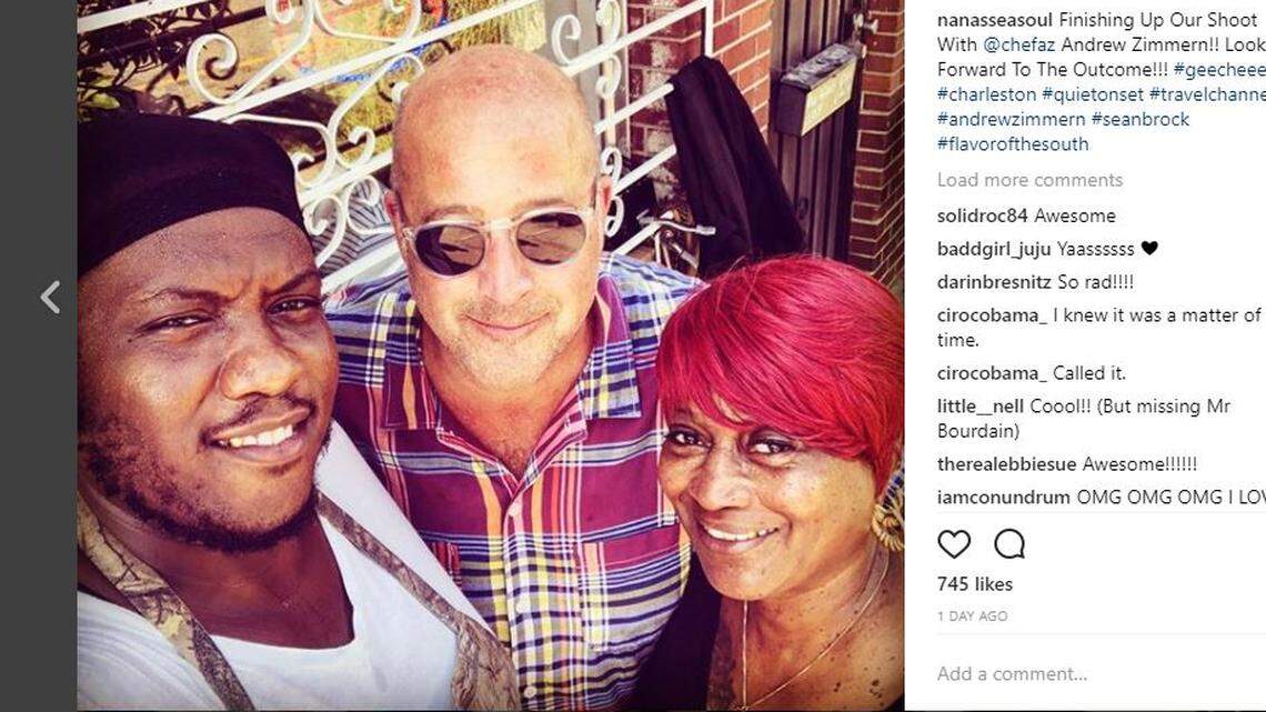 Celebrity chef Andrew Zimmern spotted in Charleston. Find out where he's dining