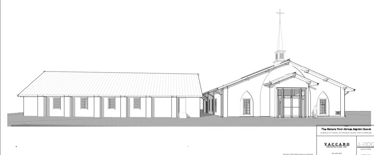 The new 4,560 square foot sanctuary will be constructed next to the existing building, which will be used as a fellowship area.