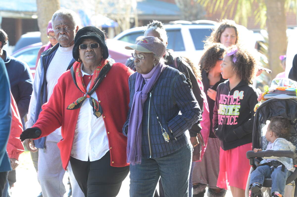 The annual Martin Luther King Jr. Day memorial walk and parade through Old Town Bluffton on Monday, Jan. 18, 2016.