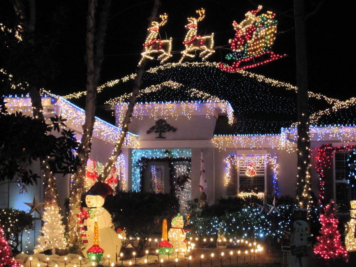 Bluffton resident Monica Taft sent in this photo she took of her decorated home for Christmas Winter Wonderland theme in 2011.