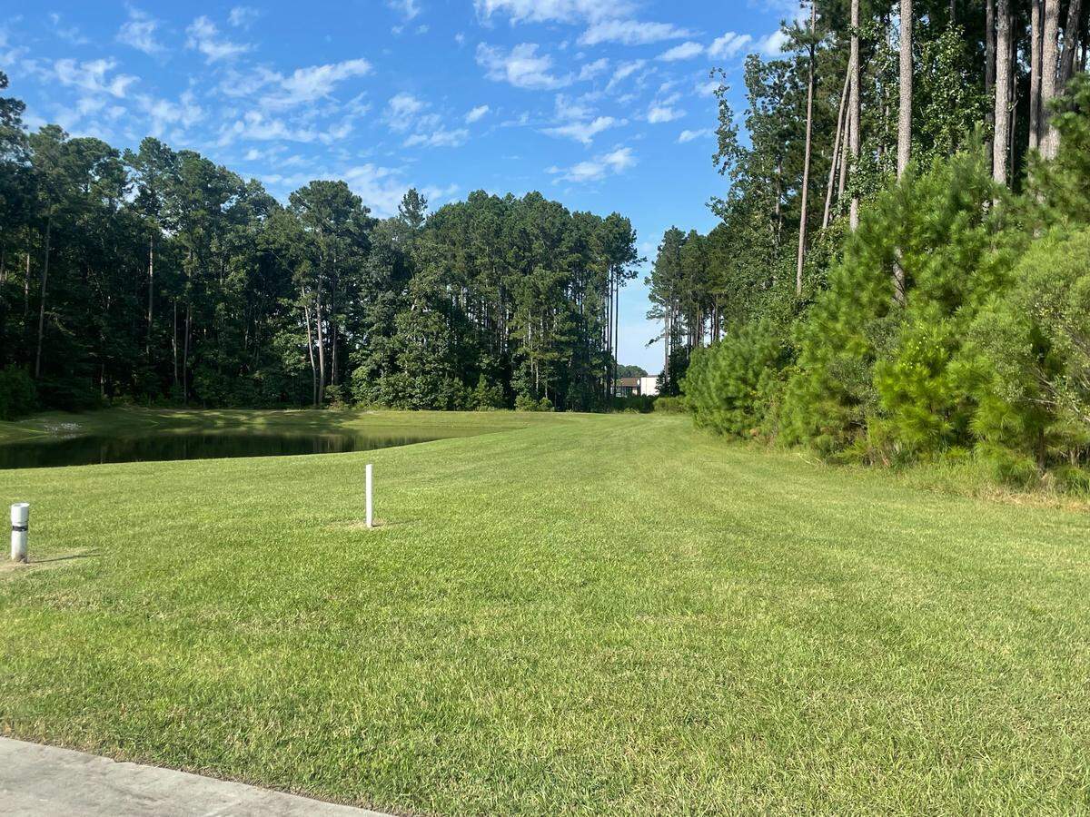 A view of where a road will be built to connect Buckwalter Place and Washington Square.