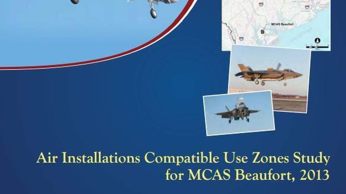 The cover of the new MCAS Beaufort AICUZ.