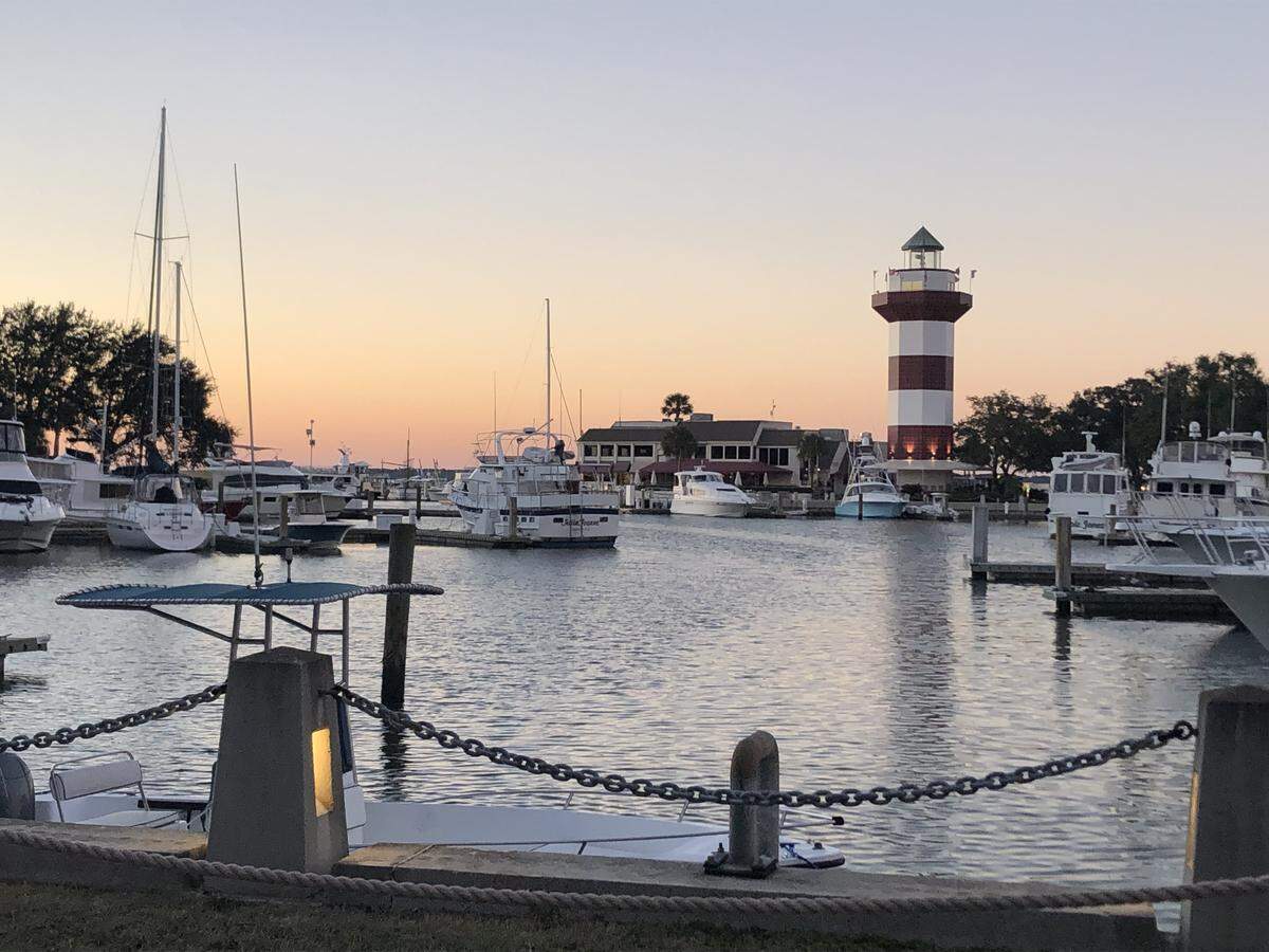 The Harbour Town marina and lighthouse on Dec. 5, 2018.