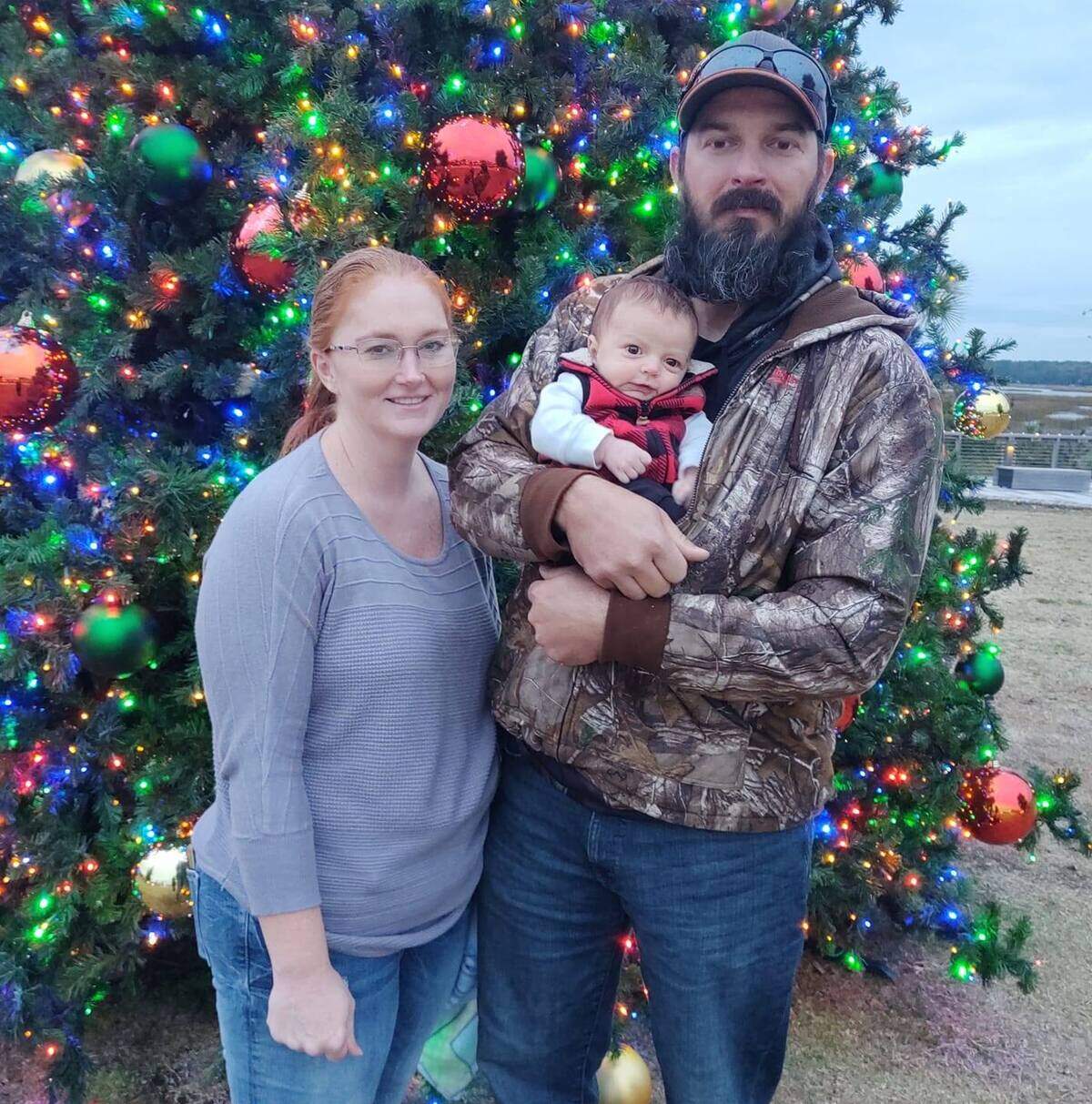 Troy Morson, pictured with his wife, Vicki, and son, Troy Jr.