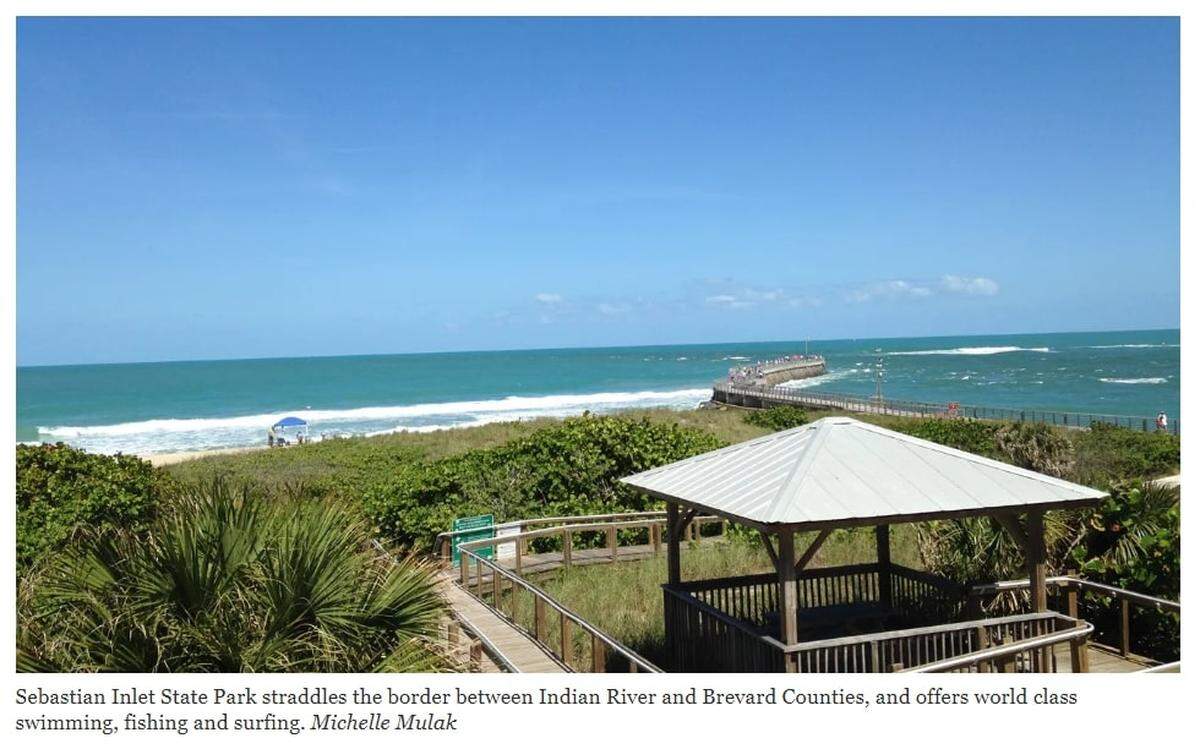 An example of a wheelchair accessible pavilion proposed for Islanders Beach Park. The example comes from a beach park in Florida.