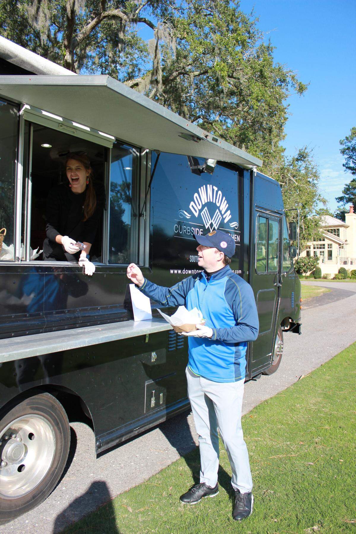 The Downtown Catering food truck, which will be in the food truck village at the 2019 RBC Heritage Presented by Boeing PGA golf tournament.