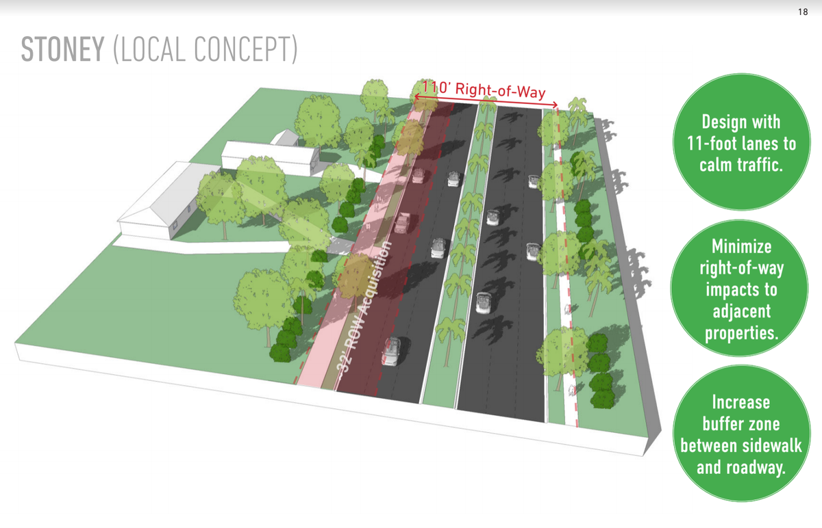 The land plan, which was initially presented on Tuesday, June 29, 2021, calls for a narrower right-of-way in the Stoney community on Hilton Head Island.