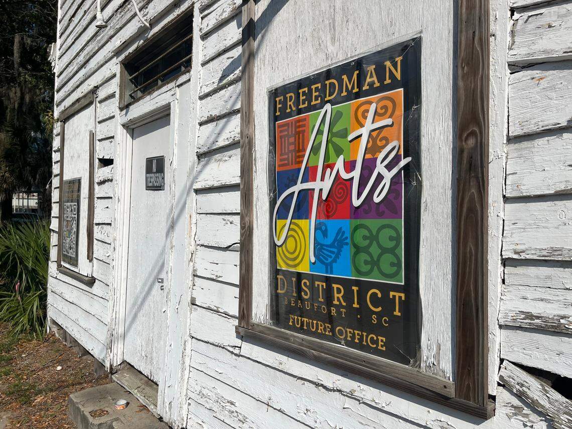 The future headquarters of the Freedman Arts District in Beaufort.