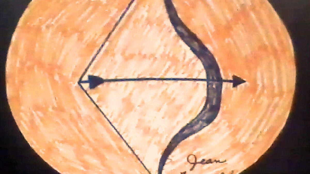 An illustration drawn by Jean Tanner depicts October’s “hunter’s moon”.