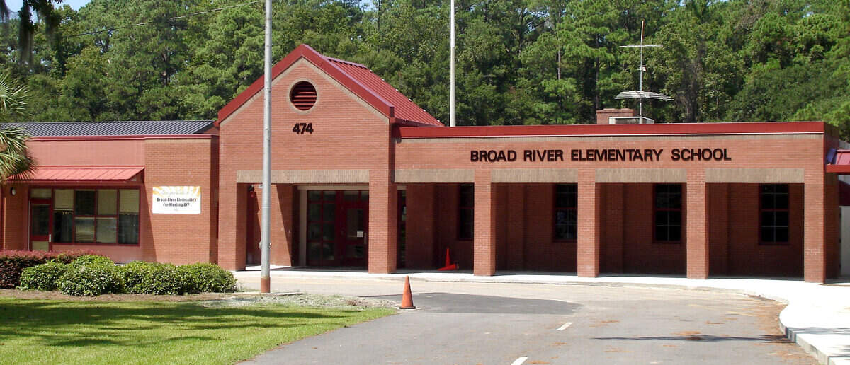 Broad River Elementary School, located at 474 Broad River Boulevard slightly north of Port Royal town limits, is pictured in a file photo from 2010.