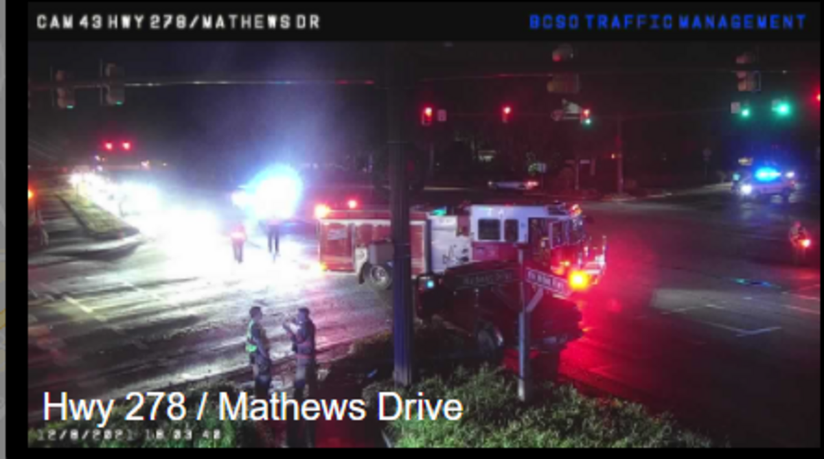 A crash Wednesday evening on U.S. 278 and Mathews Drive on Hilton Head caused lane closures, traffic, police say