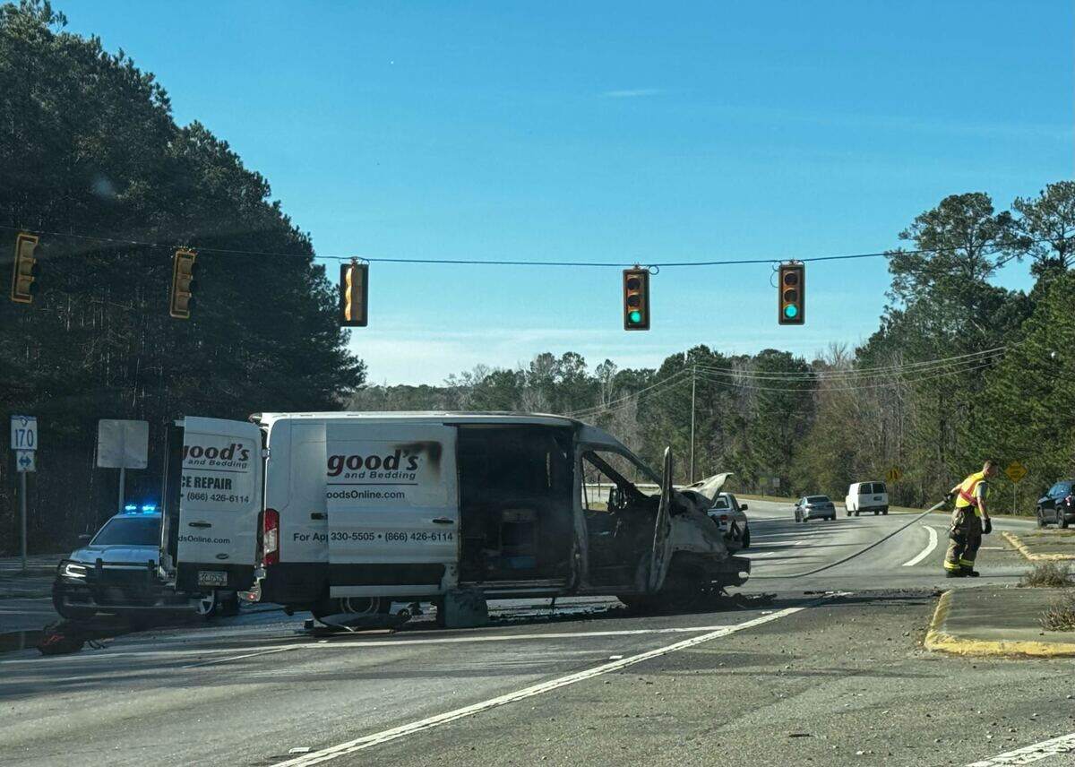 A crash at Highway 170 and Highway 464 in Okatie is blocking traffic.