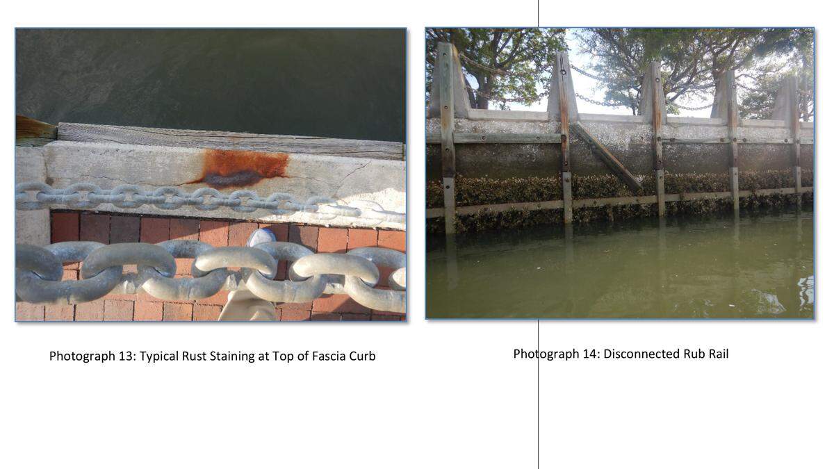 Photos of Henry C. Chambers Waterfront Park shows issues with the iconic park in downtown Beaufort.