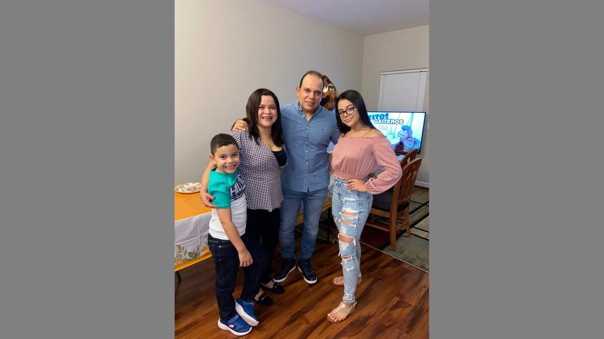 From left to right: son Christian Escalona, mom Silvia Sanchez and dad Jorge Escalona pose with daughter Arianna Geraldine&nbsp;Escalona Sanchez. Arianna says her parents are her biggest inspiration. 