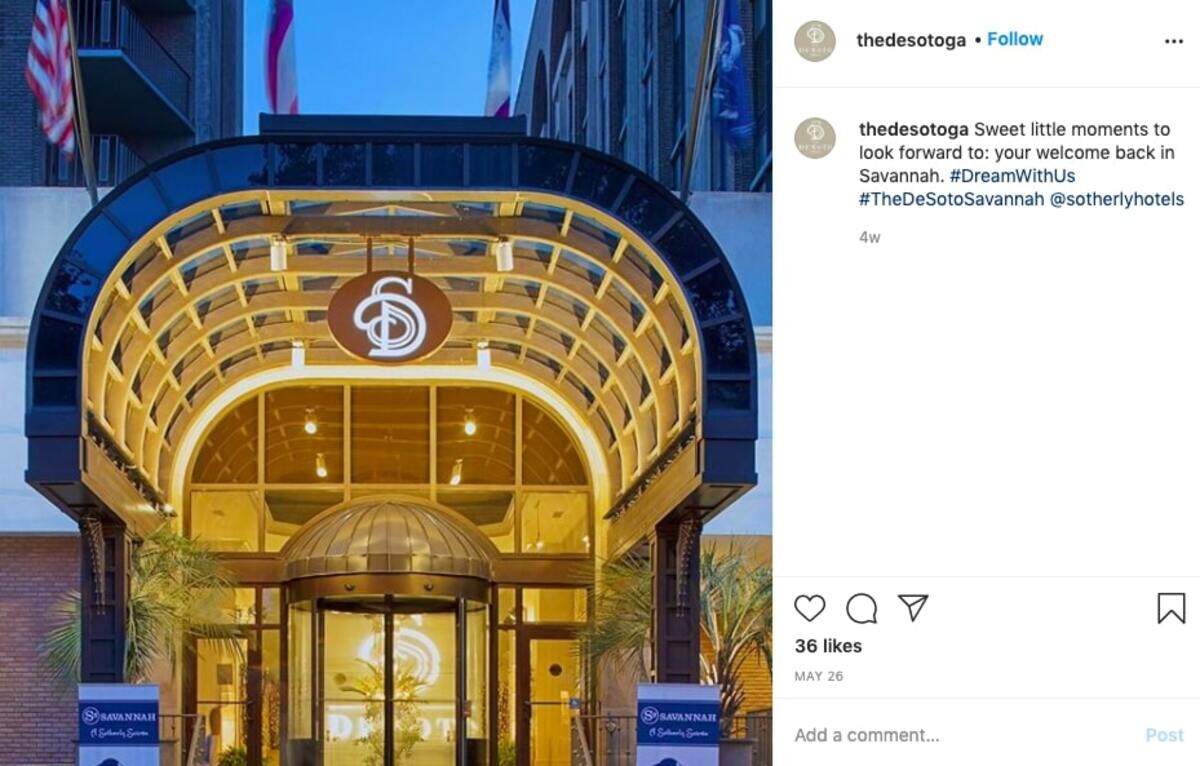 The DeSoto Hotel in Savannah, where former Sonesta Resort General Manager Jay Wiendl started working in March.