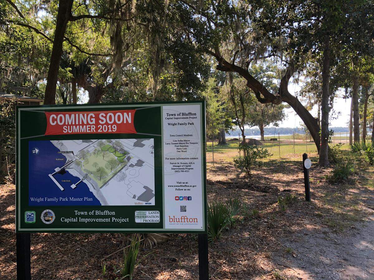 Wright Family Park adds public access to the May River at the end of Calhoun Street across from Church of the Cross in Old Town Bluffton.
