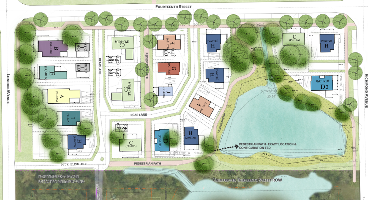 London Square will have 18 lots on 2.5 acres in the heart of the old village of Port Royal.