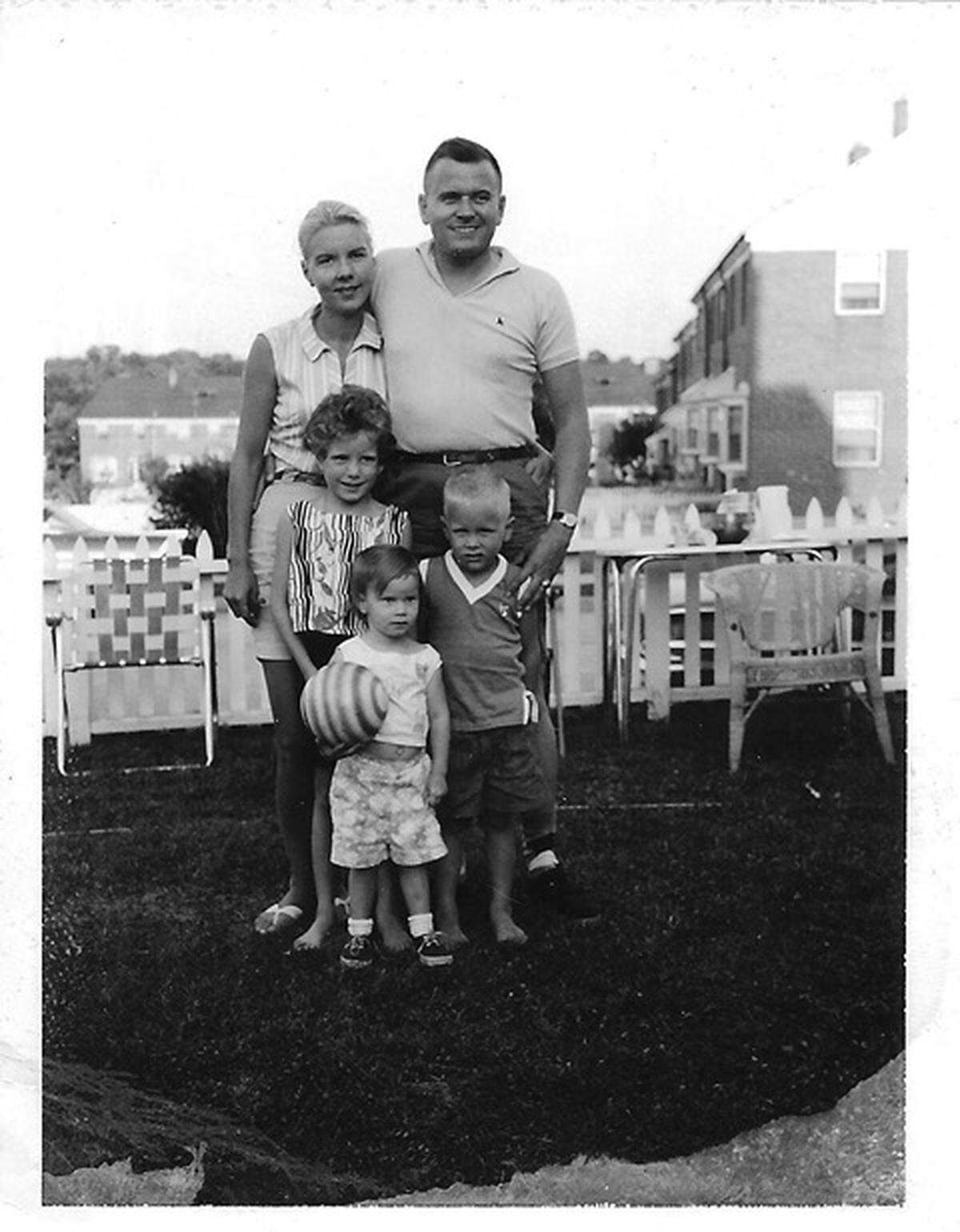 Clockwise from left, JoAnne Eagers, Joseph Eagers, Jack Eagers, Claire Eagers and Jan Eagers in Baltimore circa 1961.