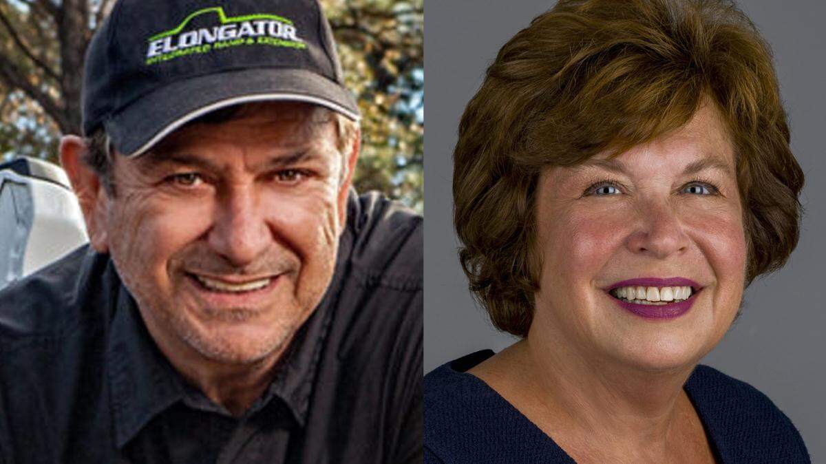 Steve DeSimone, left, is running against Amy Fee for Hilton Head Island Town Council, Ward 3.