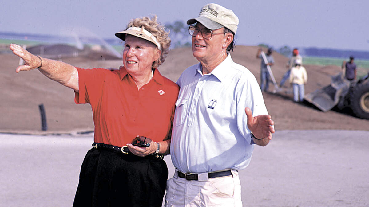 Alice and Pete Dye in this undated photo.
