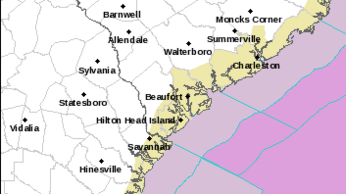 A bulletin from the National Weather Service indicated that there would be a potential for flooding throughout the weekend due to rainfall and winds coming from the northeast.
