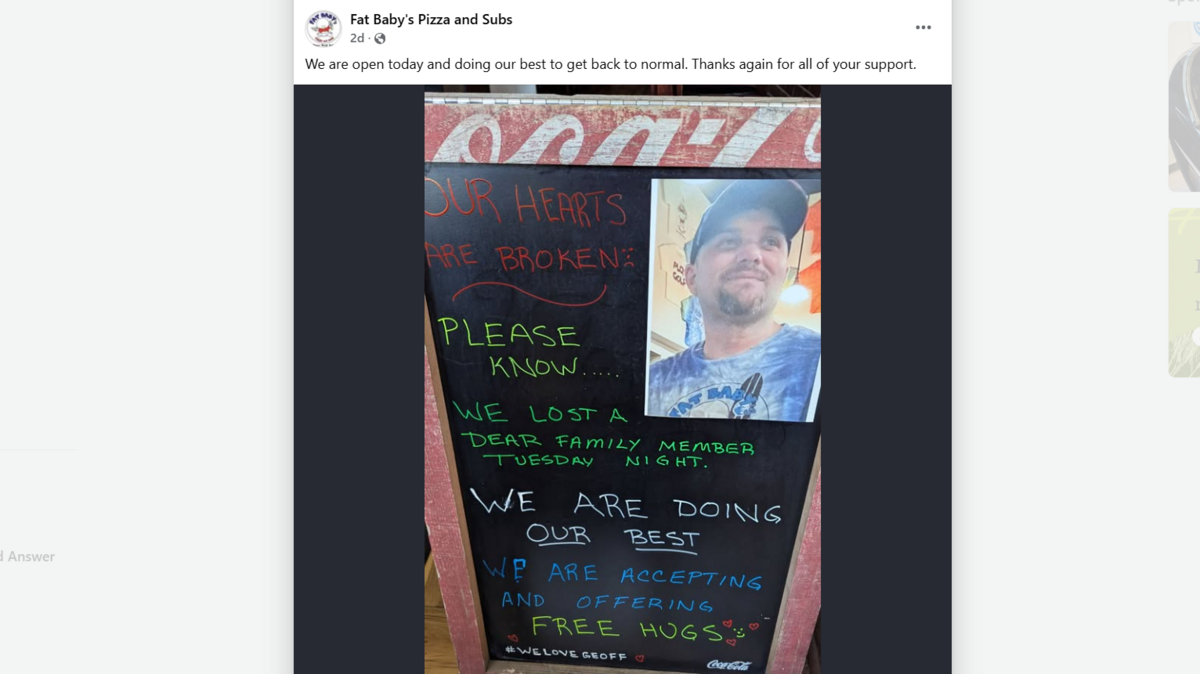 Workers and longtime patrons of a Hilton Head pizza and sandwich shop are grieving after the passing of a beloved server known for making customers laugh.