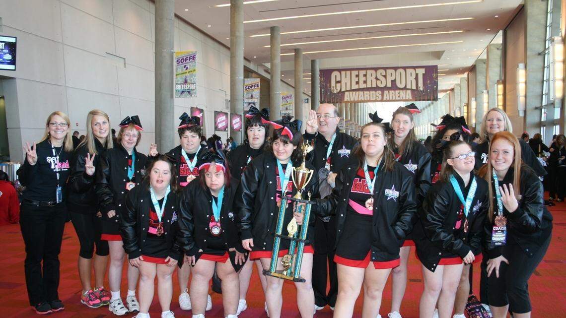 Island All Star Special Team cheerleaders prove the definition of 'can'